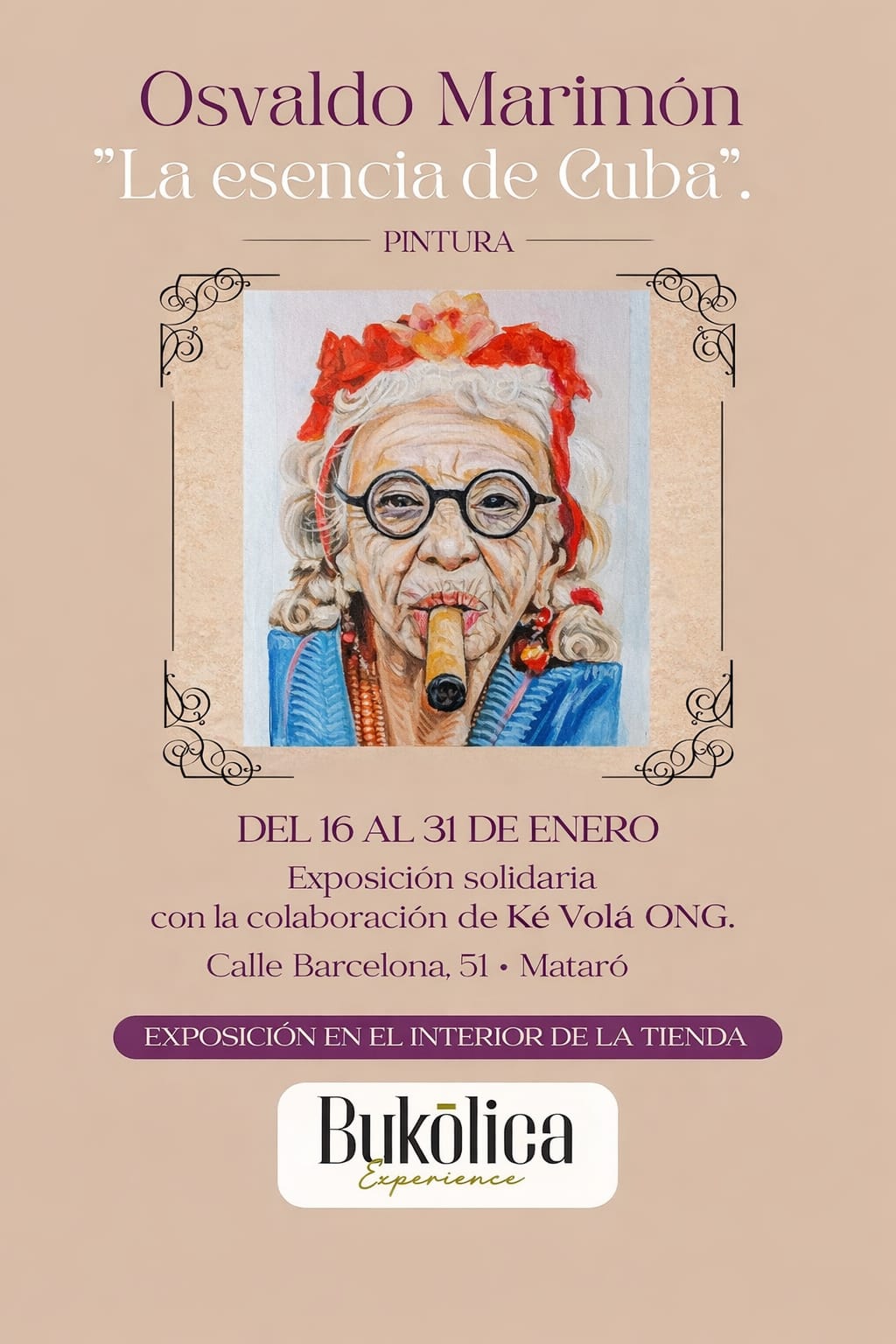 Exposición Cuadros en Bukólica